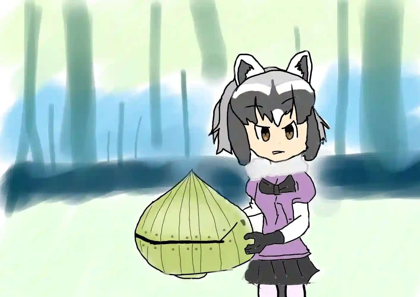 アライさんとタマネギ